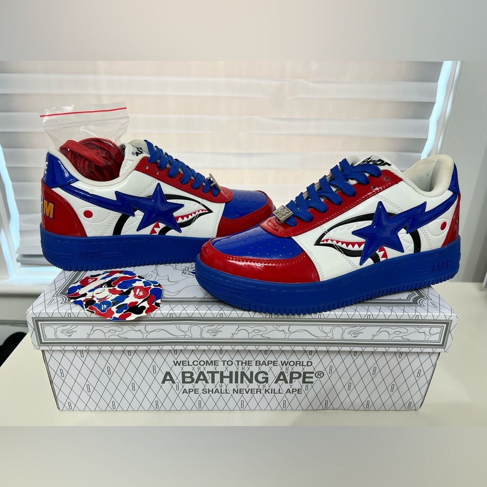A bathing ape bape sta shark London store exclusive size 7.5 (pre-owned)